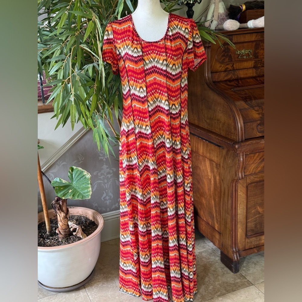 Sami and Jo ladies maxi short sleeve dress excellent condition size large - Picture 7 of 16
